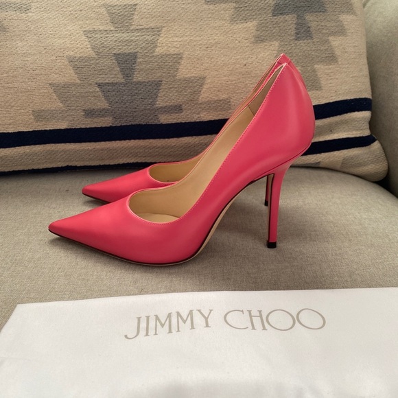 Jimmy Choo Love 100 bubble Pink NWT 35 - Picture 4 of 12